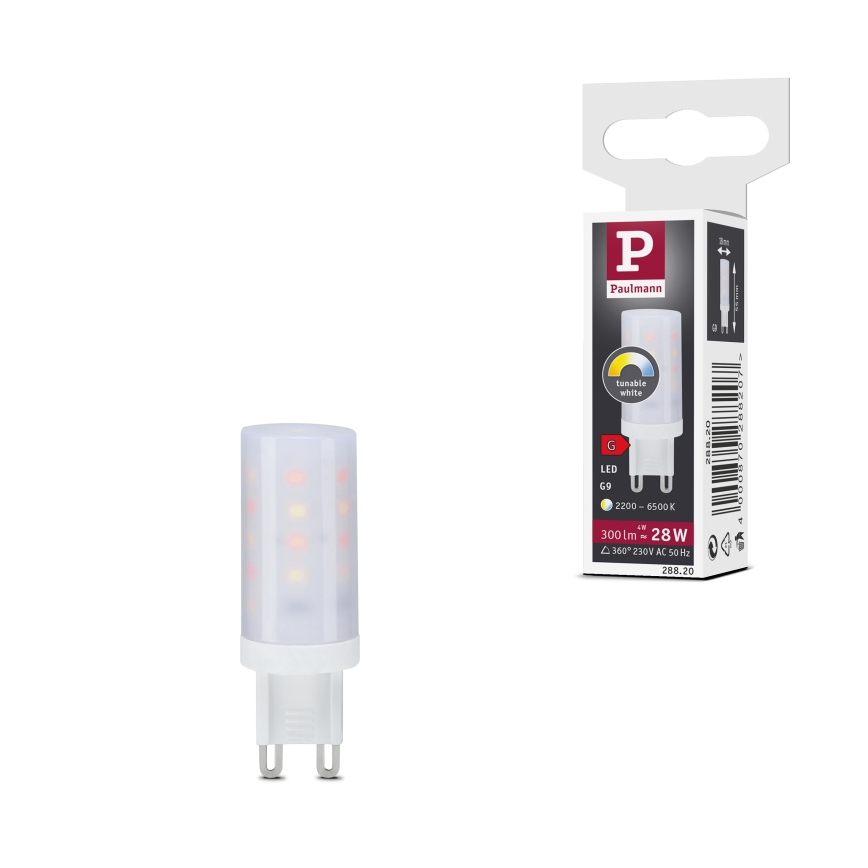 LED dimmelhető izzó G9/4W/230V 2200-6500K - Paulmann 28820
