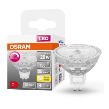 LED dimmelhető izzó GU5,3/3,4W/12V 2700K CRI 90 - Osram