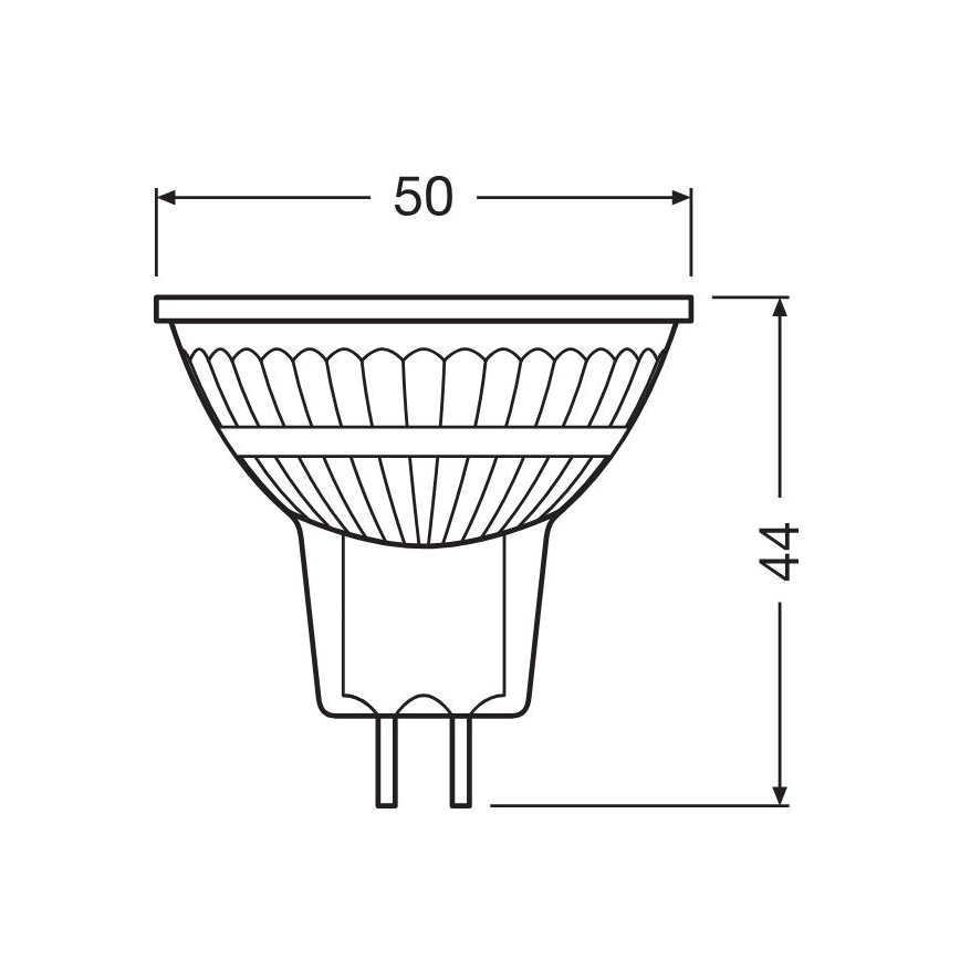 LED dimmelhető izzó GU5,3/3,4W/12V 2700K CRI 90 - Osram