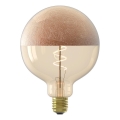 LED dimmelhető izzó kupakkal FILAMENT G125 E27/4W/230V 1800K rézszínű CRI 90
