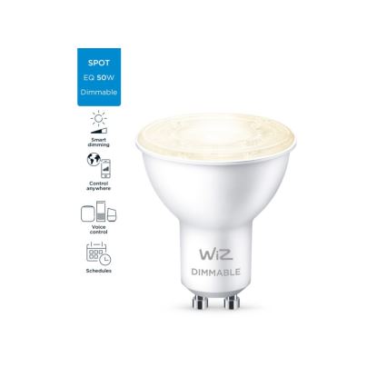 LED Dimmelhető izzó PAR16 GU10/4,7W/230V 2700K CRI 90 Wi-Fi - WiZ
