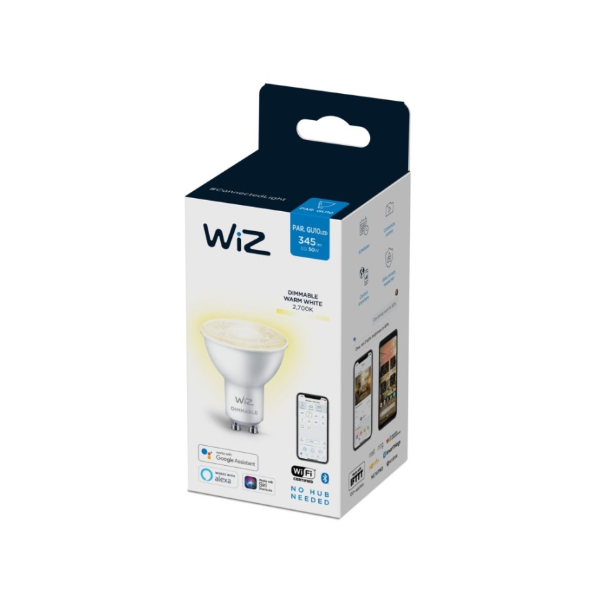 LED Dimmelhető izzó PAR16 GU10/4,7W/230V 2700K CRI 90 Wi-Fi - WiZ