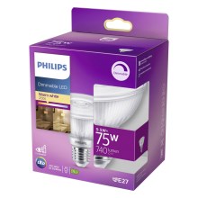 LED Dimmelhető izzó Philips E27/9,5W/230V 2700K