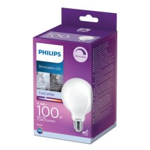 LED Dimmelhető izzó Philips G95 E27/11,5W/230V 4000K