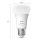 LED Dimmelhető izzó Philips Hue White And Color Ambiance A60 E27/9W/230V 2000-6500K
