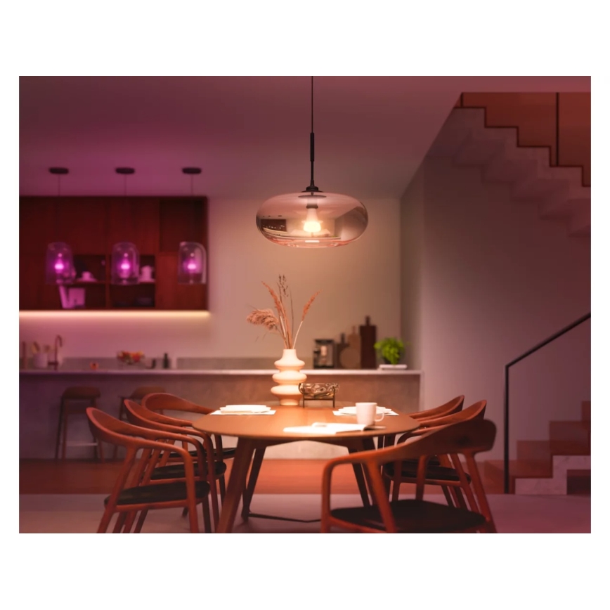 Dimmelhető Philips Hue WHITE AND COLOR AMBIANCE LED-izzó E27/8,1W/230V 1000-20000K