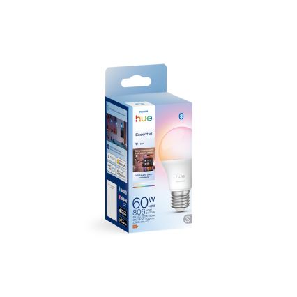 Philips Hue White And Color Ambiance Essential dimmelhető LED izzó E27/8W/230V 2200-6500K