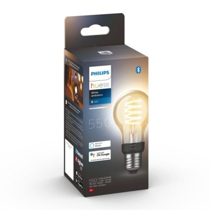 LED Dimmelhető izzó Philips Hue WHITE AMBIANCE A60 E27/7W/230V 2200-4500K