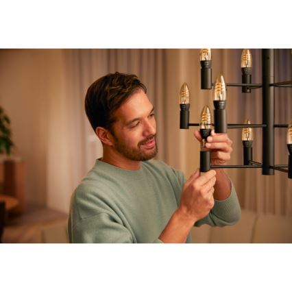 LED Dimmelhető izzó Philips Hue WHITE AMBIANCE E14/4,6W/230V 2200-4500K