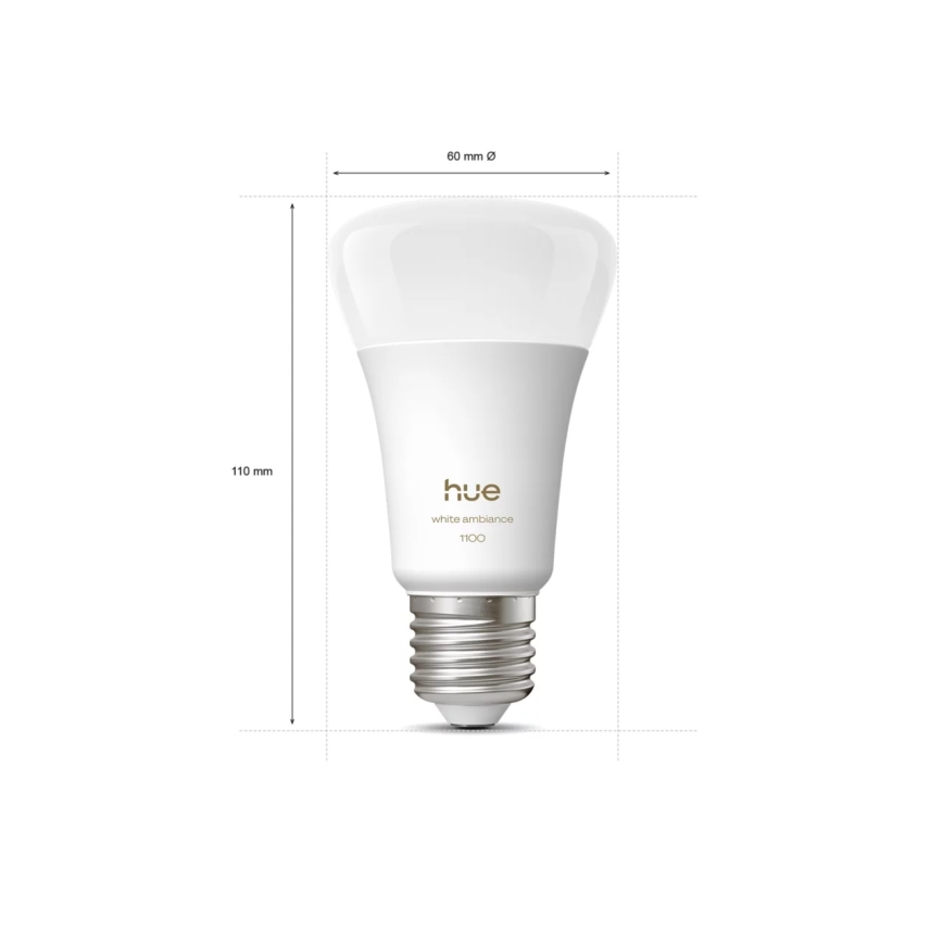 LED dimmelhető izzó Philips Hue WHITE AMBIANCE E27/8,1W/230V 1000-20000K