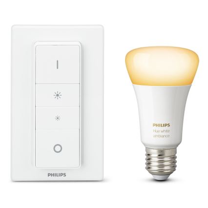 LED Dimmelhető izzó Philips HUE WHITE AMBIANCE E27/9,5W/230V