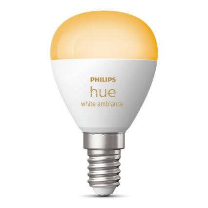 LED Dimmelhető izzó Philips Hue WHITE AMBIANCE P45 E14/5,1W/230V 2200-6500K
