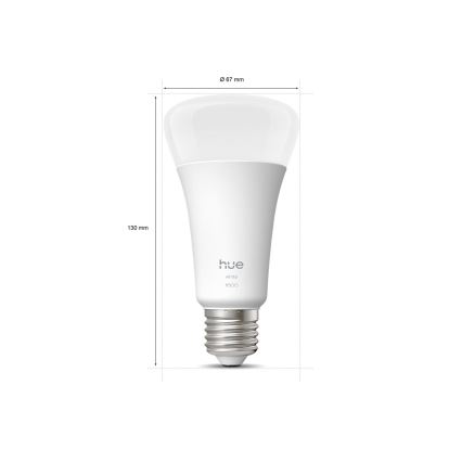 LED dimmelhető izzó Philips Hue WHITE E27/13,5W/230V 2700K