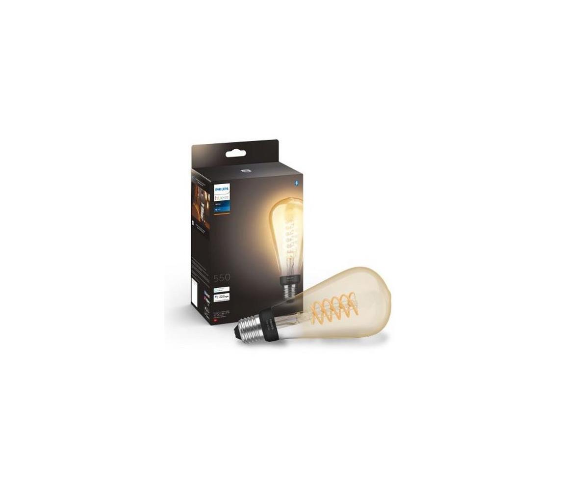 LED Dimmelhető izzó Philips Hue WHITE FILAMENT ST72 E27/7W/230V 2100K 8719514343061