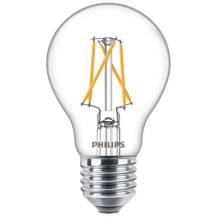 LED Dimmelhető izzó Philips Warm Glow A60 B22/7W/230V 2200-2700K CRI 90
