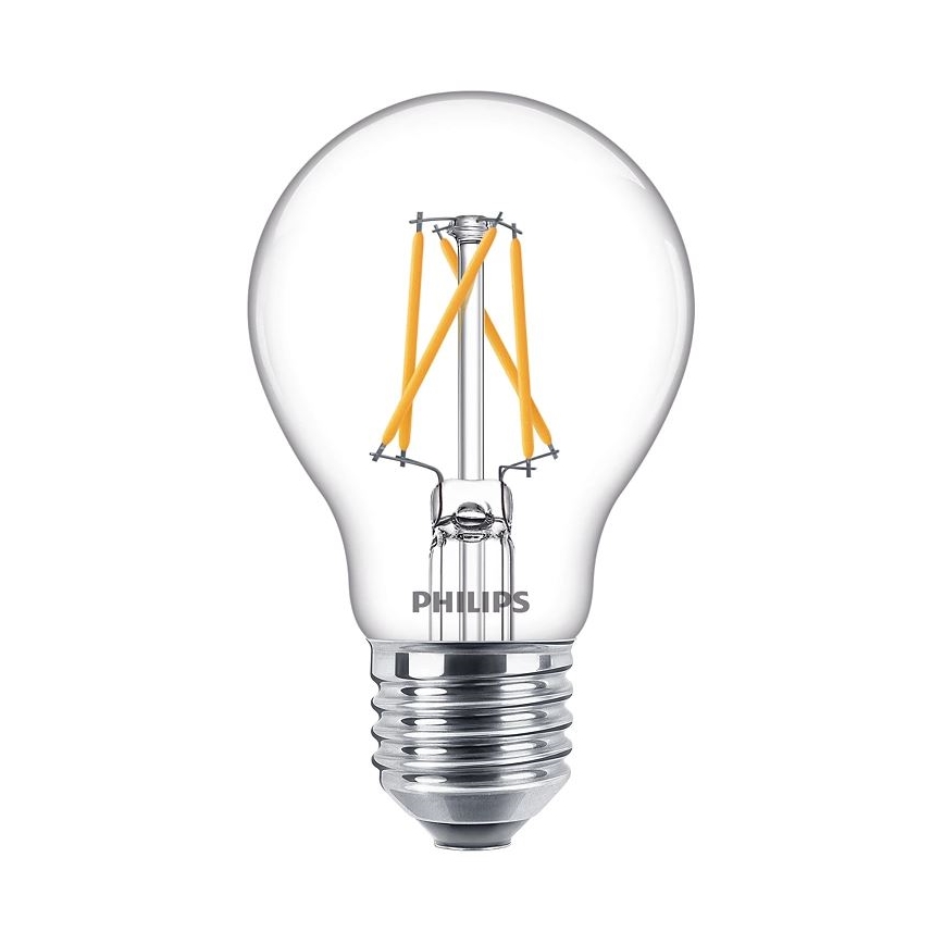 LED Dimmelhető izzó Philips Warm Glow A60 B22/7W/230V 2200-2700K CRI 90