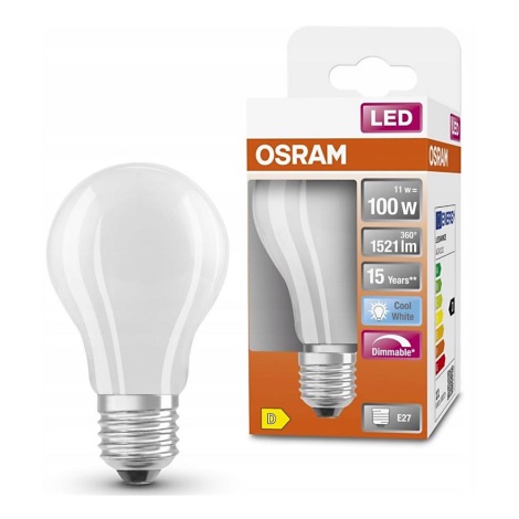 LED Dimmelhető izzó RETROFIT A60 E27/11W/230V 4000K - Osram