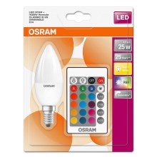 LED Dimmelhető izzó RGB STAR E14/4,5W/230V 2700K – Osram