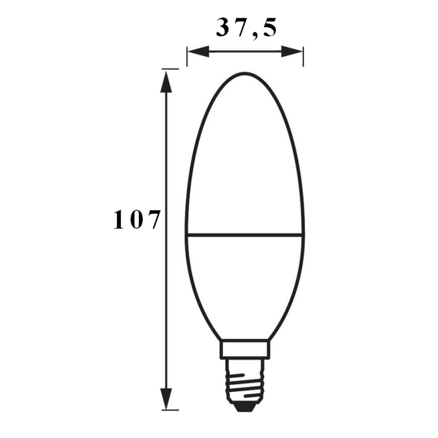 LED Dimmelhető izzó SMART + E14/5W/230V 2700K Wi-Fi - Ledvance