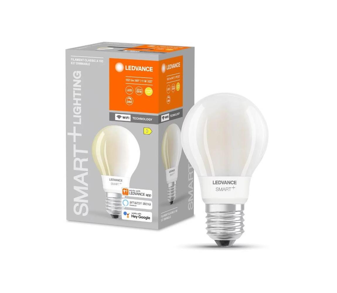 LED Dimmelhető izzó SMART+ FILAMENT E27/11W/230V 2700K Wi
