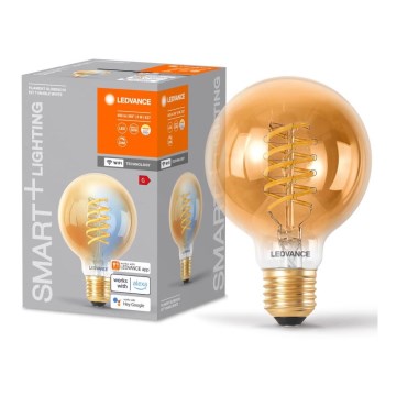 LED Dimmelhető izzó SMART+ FILAMENT GLOBE G80 E27/8W/230V 2200-5000K Wi-Fi - Ledvance