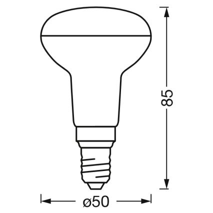LED fényerőszabályozható reflektoros izzó SMART+ R50 E14/3,3W/230V 2700-6500K Wi-Fi - Ledvance