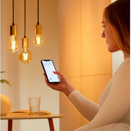 LED Dimmelhető izzó VINTAGE FILAMENT A60 E27/6,7W/230V 2000-5000K CRI 90 Wi-Fi - WiZ