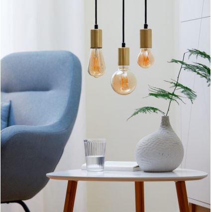 LED Dimmelhető izzó VINTAGE FILAMENT A60 E27/6,7W/230V 2000-5000K CRI 90 Wi-Fi - WiZ