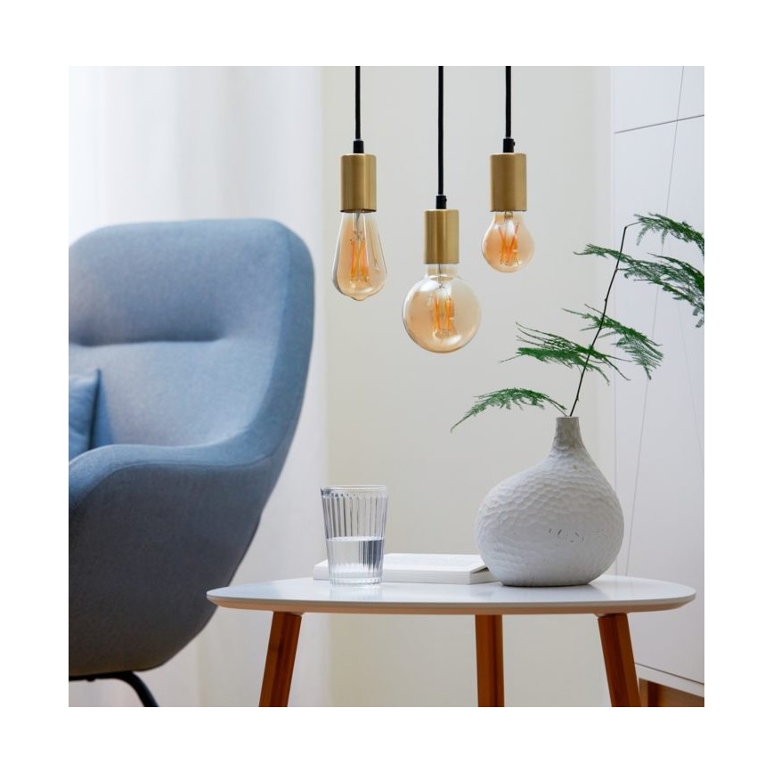 LED Dimmelhető izzó VINTAGE FILAMENT A60 E27/6,7W/230V 2000-5000K CRI 90 Wi-Fi - WiZ