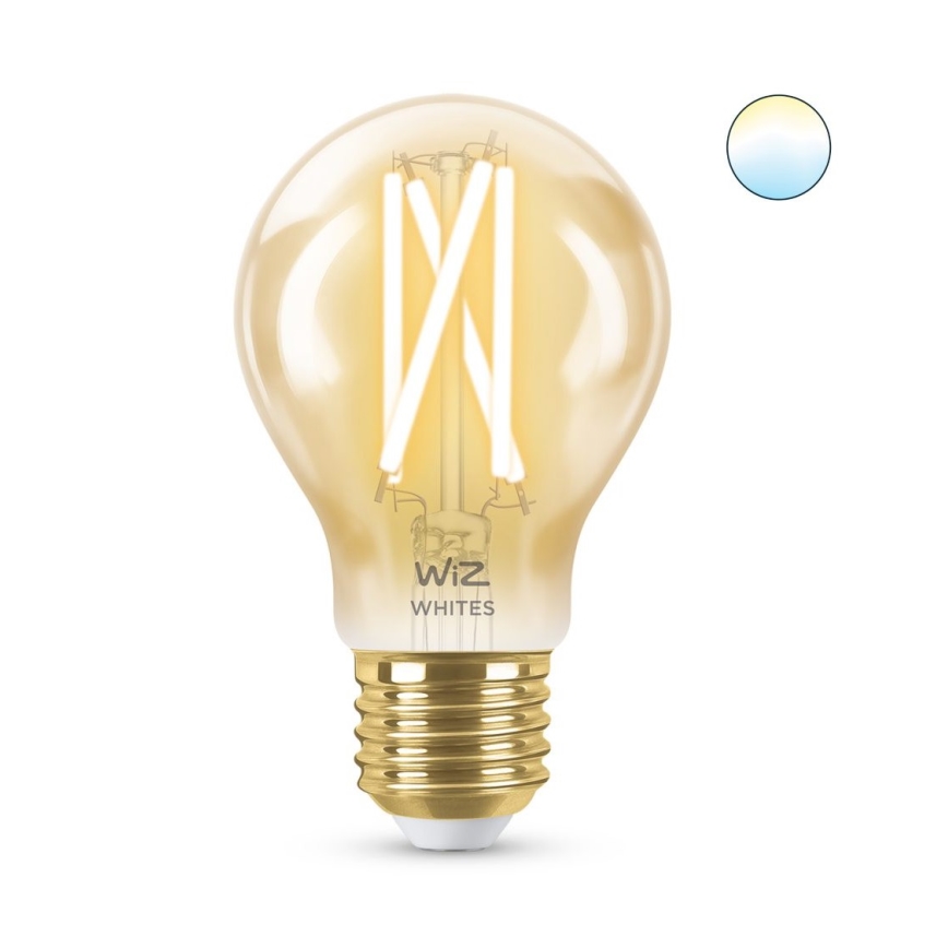 LED Dimmelhető izzó VINTAGE FILAMENT A60 E27/6,7W/230V 2000-5000K CRI 90 Wi-Fi - WiZ