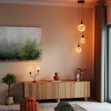 LED dimmelhető izzó VINTAGE E27/4W/230V 1800K arany - Osram