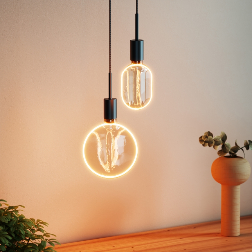 LED dimmelhető izzó VINTAGE E27/4W/230V 1800K arany - Osram
