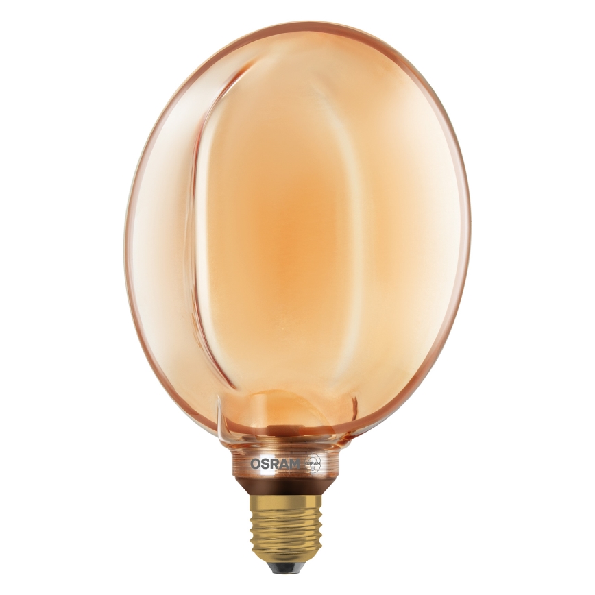 LED dimmelhető izzó VINTAGE E27/4W/230V 1800K arany - Osram