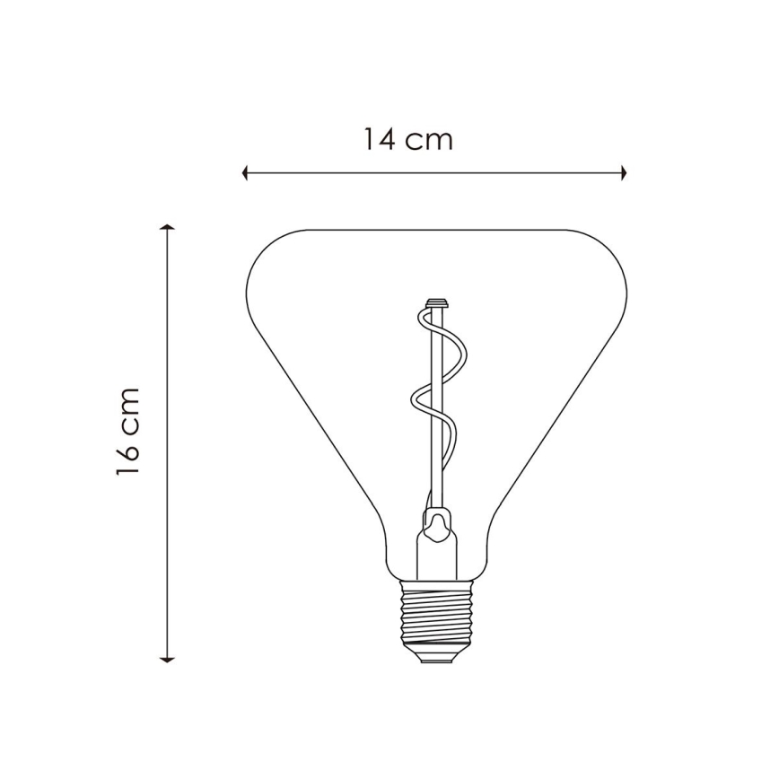 LED Dimmelhető izzó VINTAGE EDISON E27/3W/230V 1800K