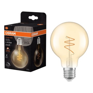LED dimmelhető izzó VINTAGE FILAMENT E27/4,9W/230V 2200K CRI 90 - Osram