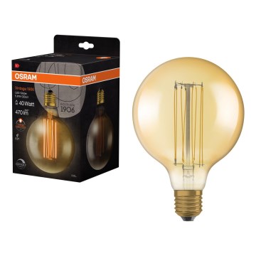 LED dimmelhető izzó VINTAGE FILAMENT E27/5,8W/230V 2200K - Osram