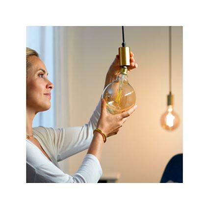 LED Dimmelhető izzó VINTAGE FILAMENT G125 E27/6,7W/230V 2000-5000K CRI 90 Wi-Fi - WiZ