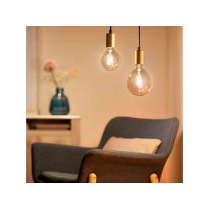 LED Dimmelhető izzó VINTAGE FILAMENT G125 E27/6,7W/230V 2000-5000K CRI 90 Wi-Fi - WiZ