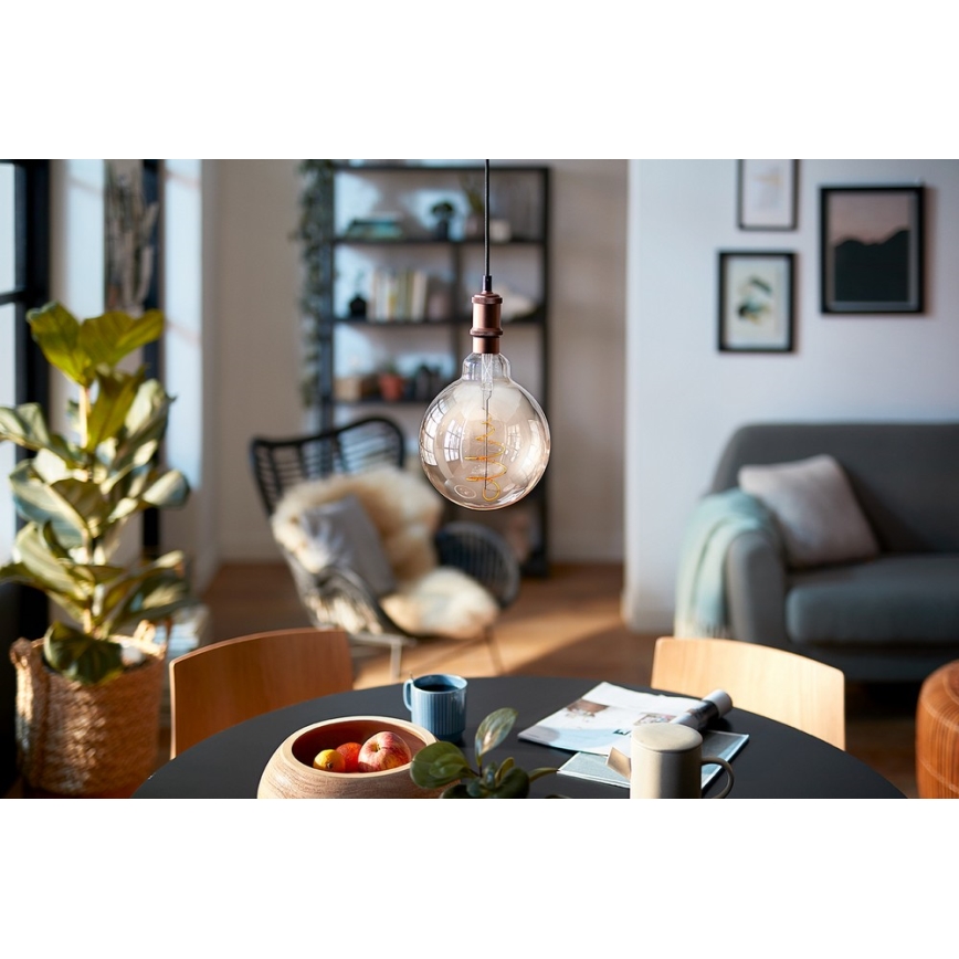 LED Dimmelhető izzó VINTAGE Philips G200 E27/7W/230V 2000K