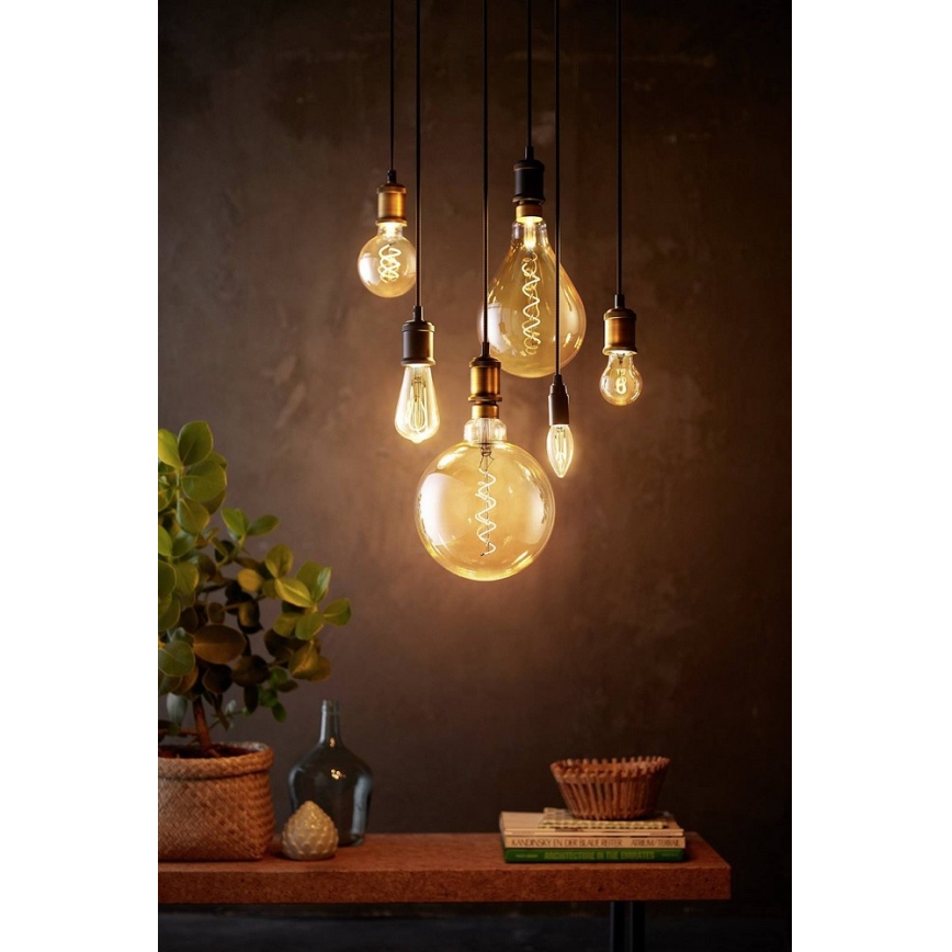 LED Dimmelhető izzó VINTAGE Philips G200 E27/7W/230V 2000K