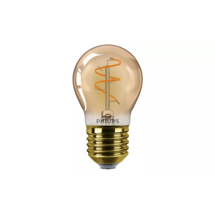 LED dimmelhető izzó VINTAGE Philips P45 E27/2,7W/230V 1800K