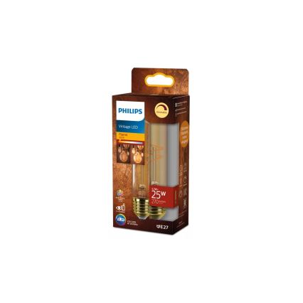 LED Dimmelhető izzó VINTAGE Philips T30 E27/3,1W/230V 1800K