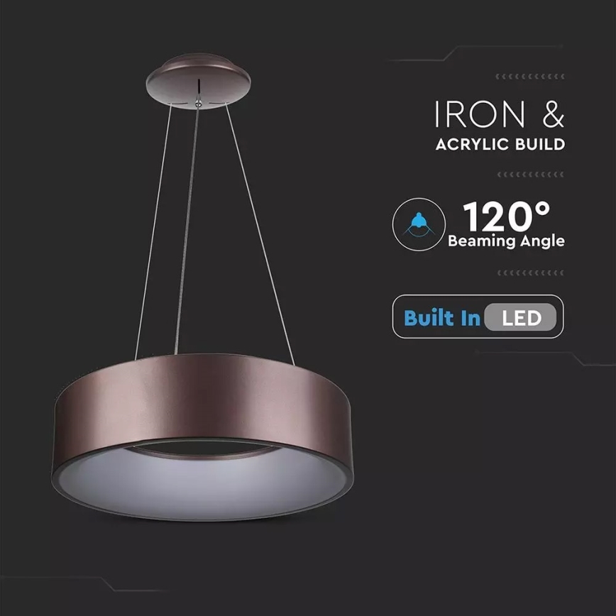 LED dimmelhető kábelen függesztett csillár LED/20W/230V