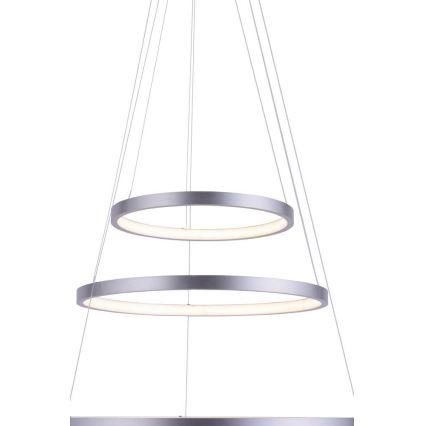 LED Szabályozható csillár zsinóron CIRCLE 1xLED/15W/230V + LED/20W + LED/25W