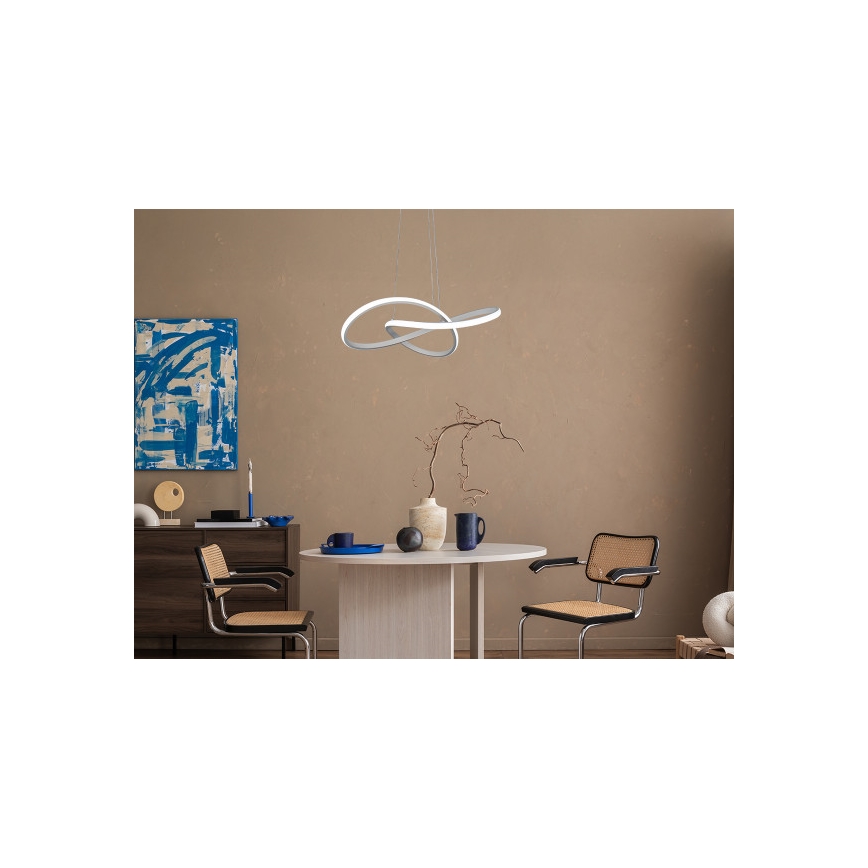 LED dimmelhető csillár kábelen LED/65W/230V 3000–6500K Ø 49 cm + távirányító