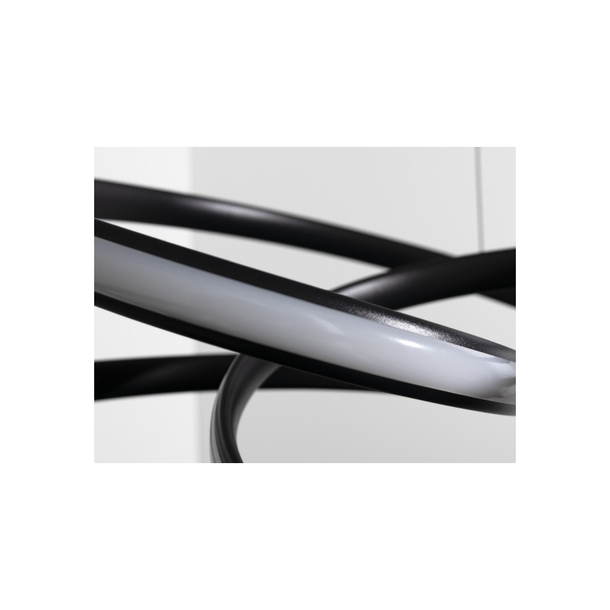 LED fényerőszabályozható csillár kábelen, LED/85W/230V, 3000-6500K, átm. 49 cm, távirányítóval