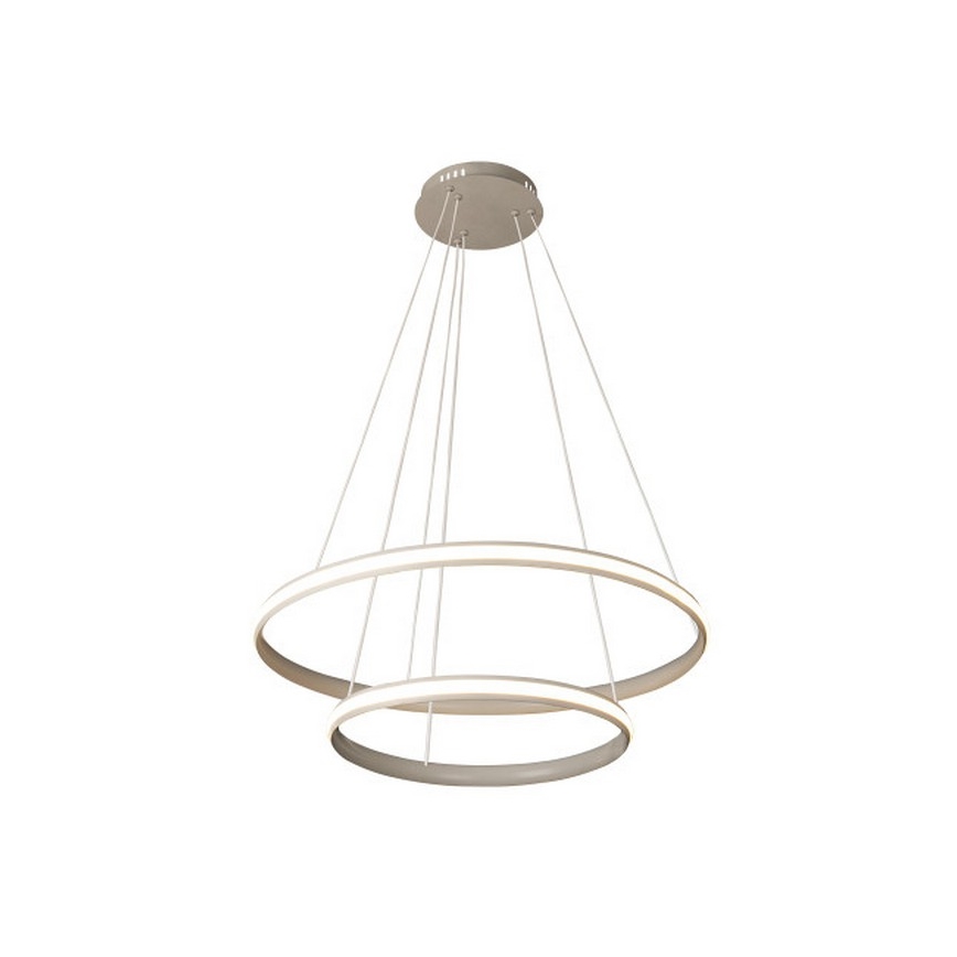 LED dimmelhető függeszték zsinóron LED/90W/230V 3000-6500K átm. 60 cm + távirányító