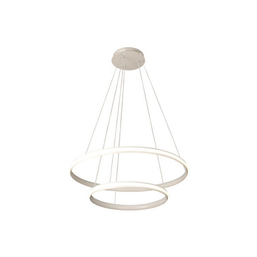 LED dimmelhető függeszték zsinóron LED/90W/230V 3000-6500K átm. 60 cm + távirányító