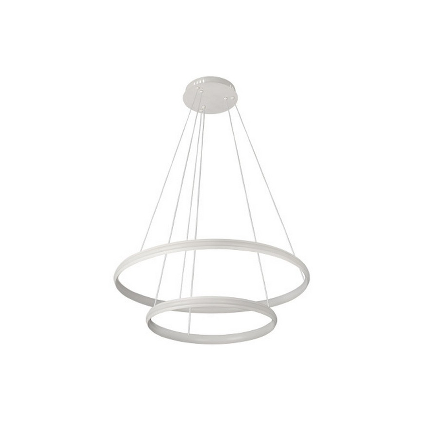 LED dimmelhető függeszték zsinóron LED/90W/230V 3000-6500K átm. 60 cm + távirányító