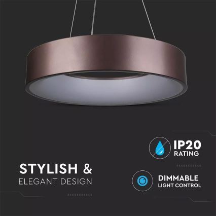 LED dimmelhető kábeles függeszték LED/30W/230V
